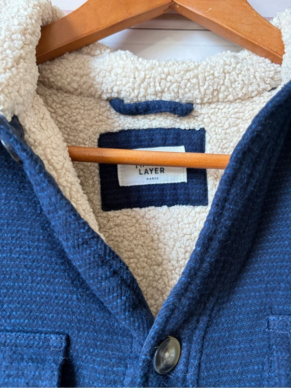 Marine Layer Sherpa-Lined Camping Shirt Medium/Large